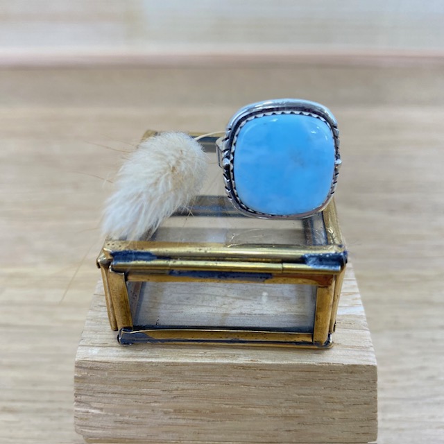 [BAAR-2507] Bague - Argent 925 & Larimar [2507]