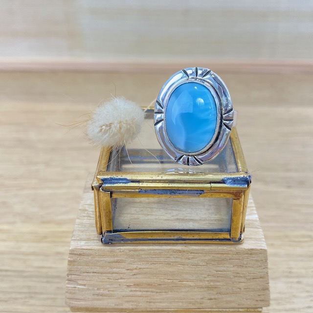 [BAAR-2512] Bague - Argent 925 & Larimar [2512]