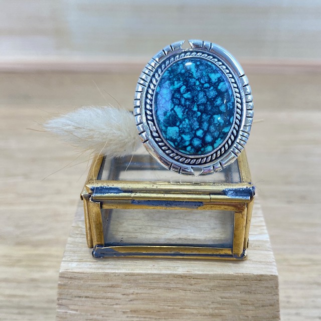 [BAAR-2514] Bague - Argent 925 & Turquoise [2514]