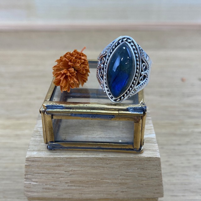 [BAAR-2531] Bague - Argent 925 & Labradorite [2531]