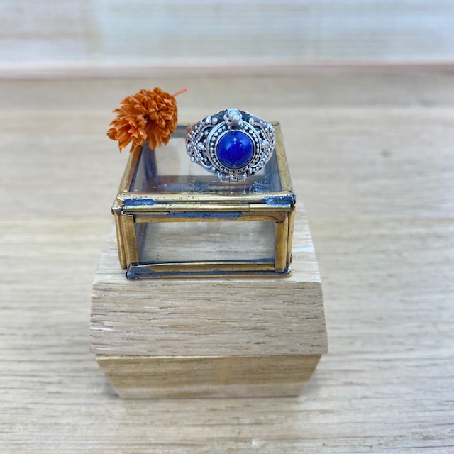 [BAAR-2538] Bague - Argent 925 & Lapis Lazuli [2538]