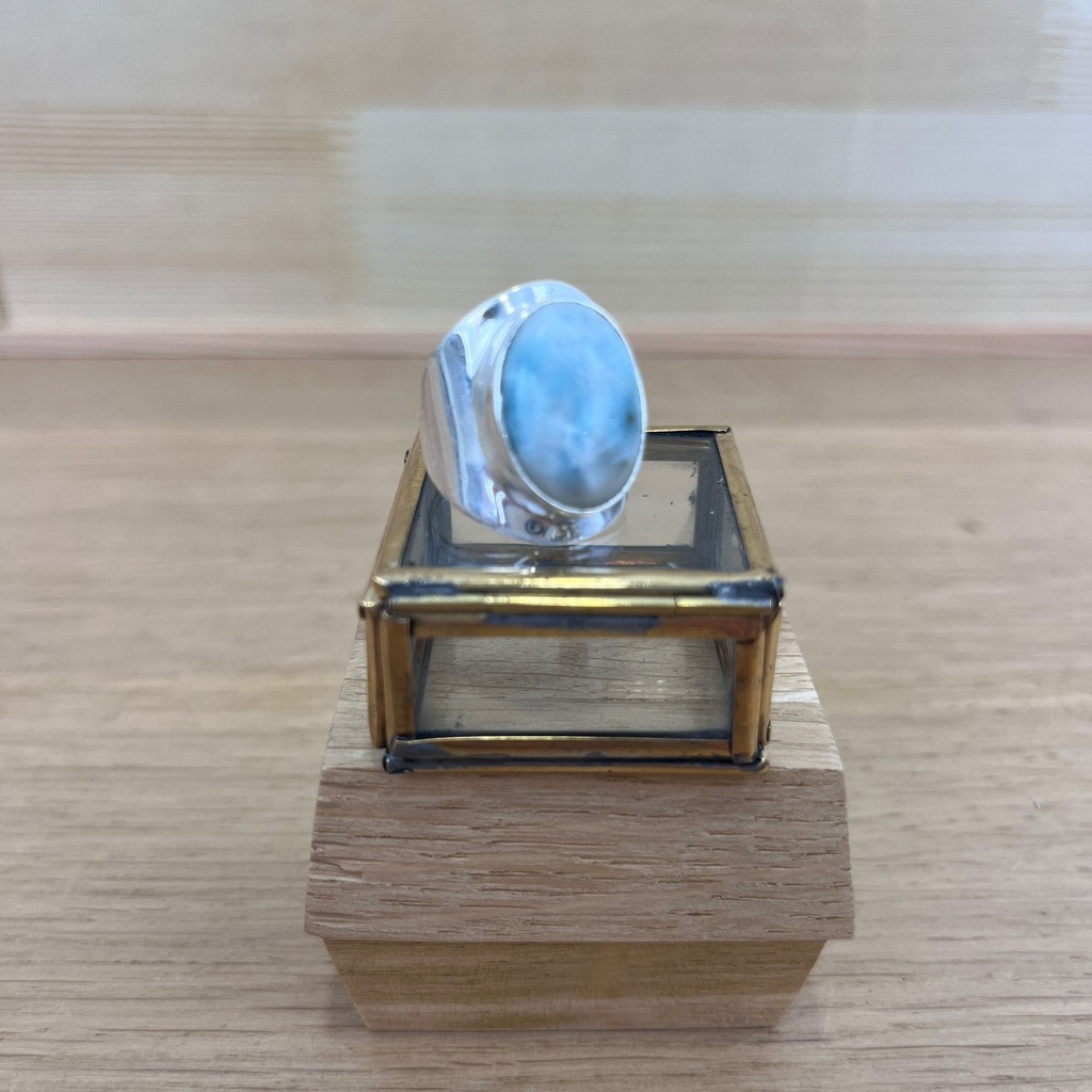 [BAAR-2573] Bague - Argent 925 & Larimar [2573]