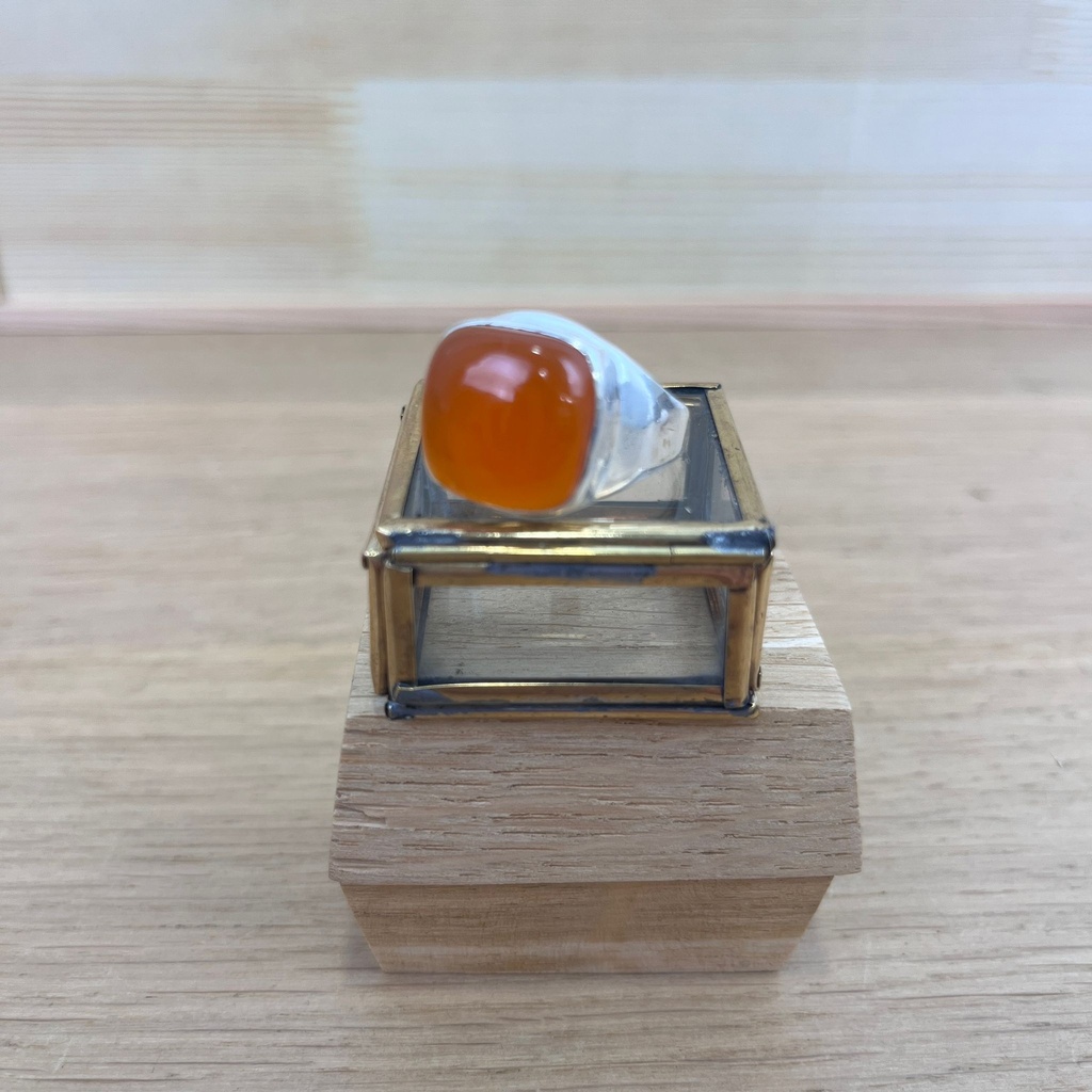[BAAR-2576] Bague - Argent 925 & Cornaline [2576]