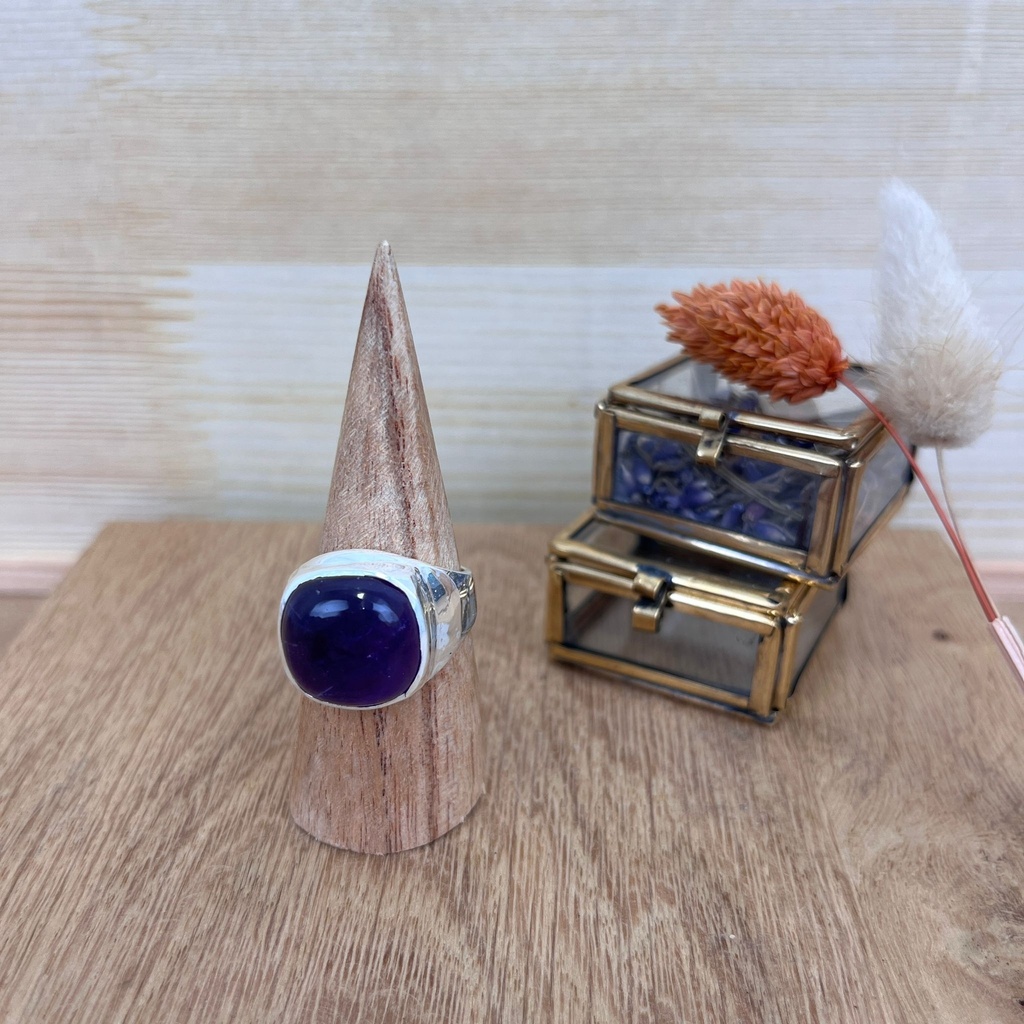 [BAAR-2602-61] Bague - Argent 925 & Améthyste [2602]