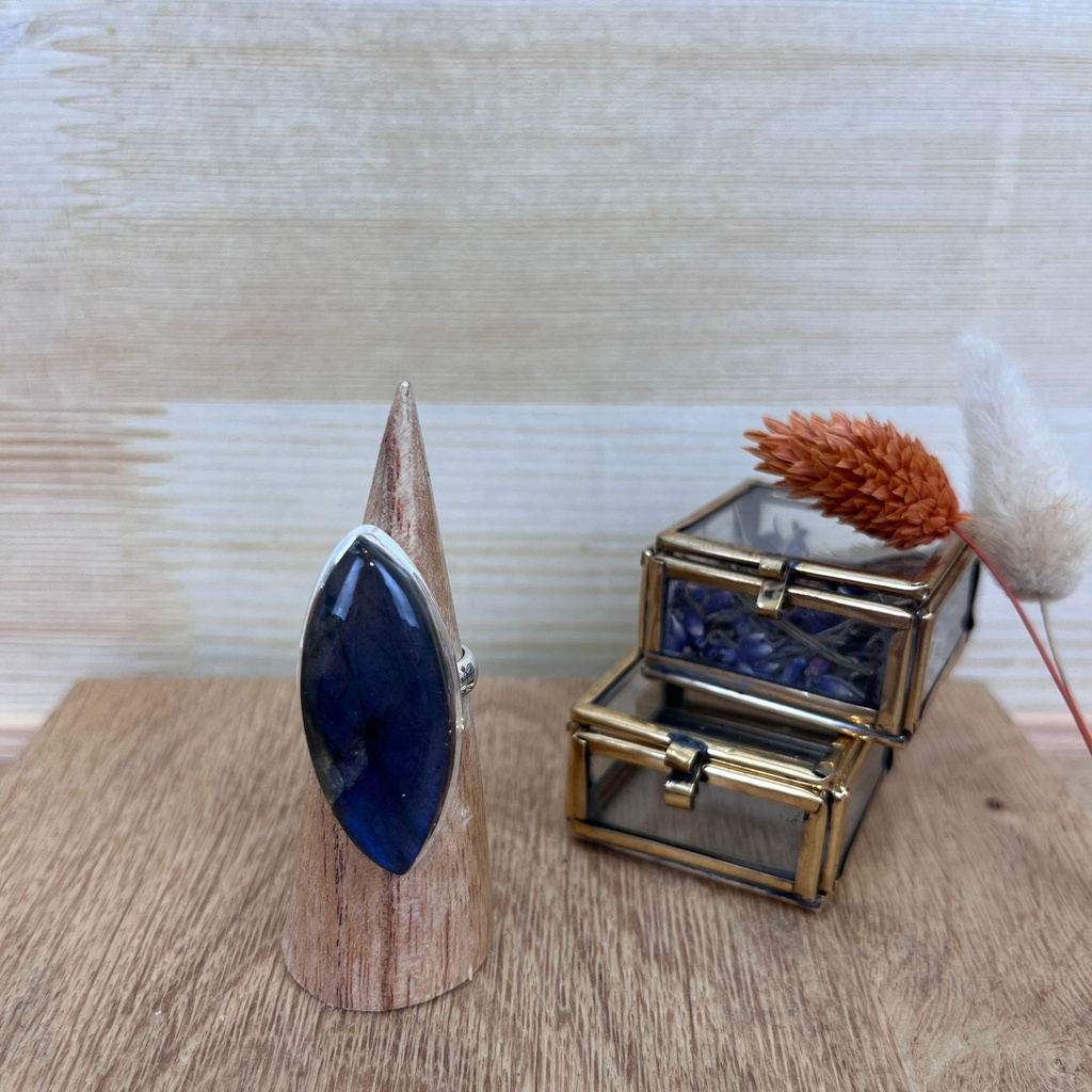 [BAAR-2614-53] Bague - Argent 925 & Labradorite [2614]