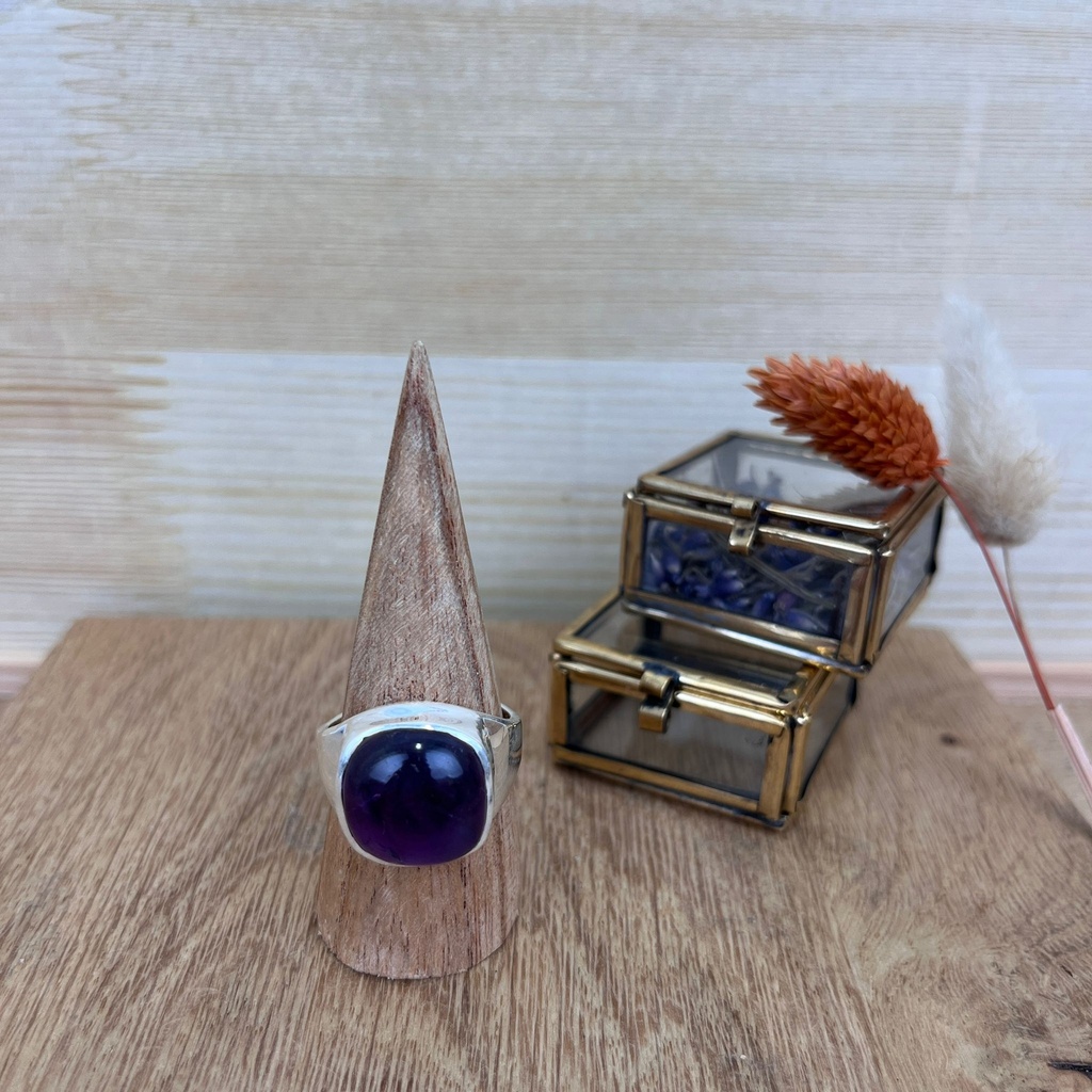 [BAAR-2624-62] Bague - Argent 925 & Améthyste [2624]