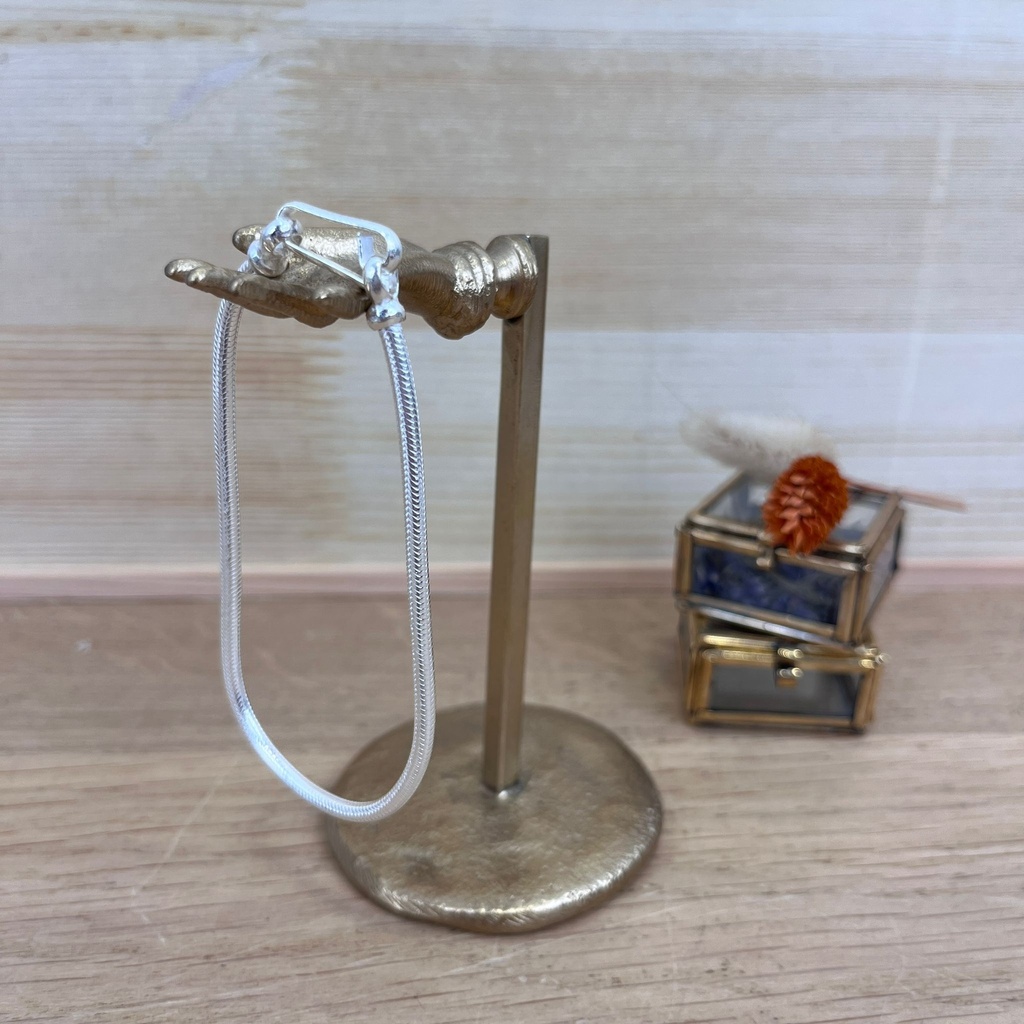 [BRAR-0483] Bracelet Snake - Argent 925 [0483]