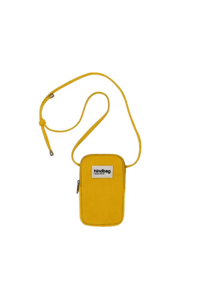 [HIND-7HINDBILL_SAF] Housse téléphone 'Bill' – Safran – Hindbag