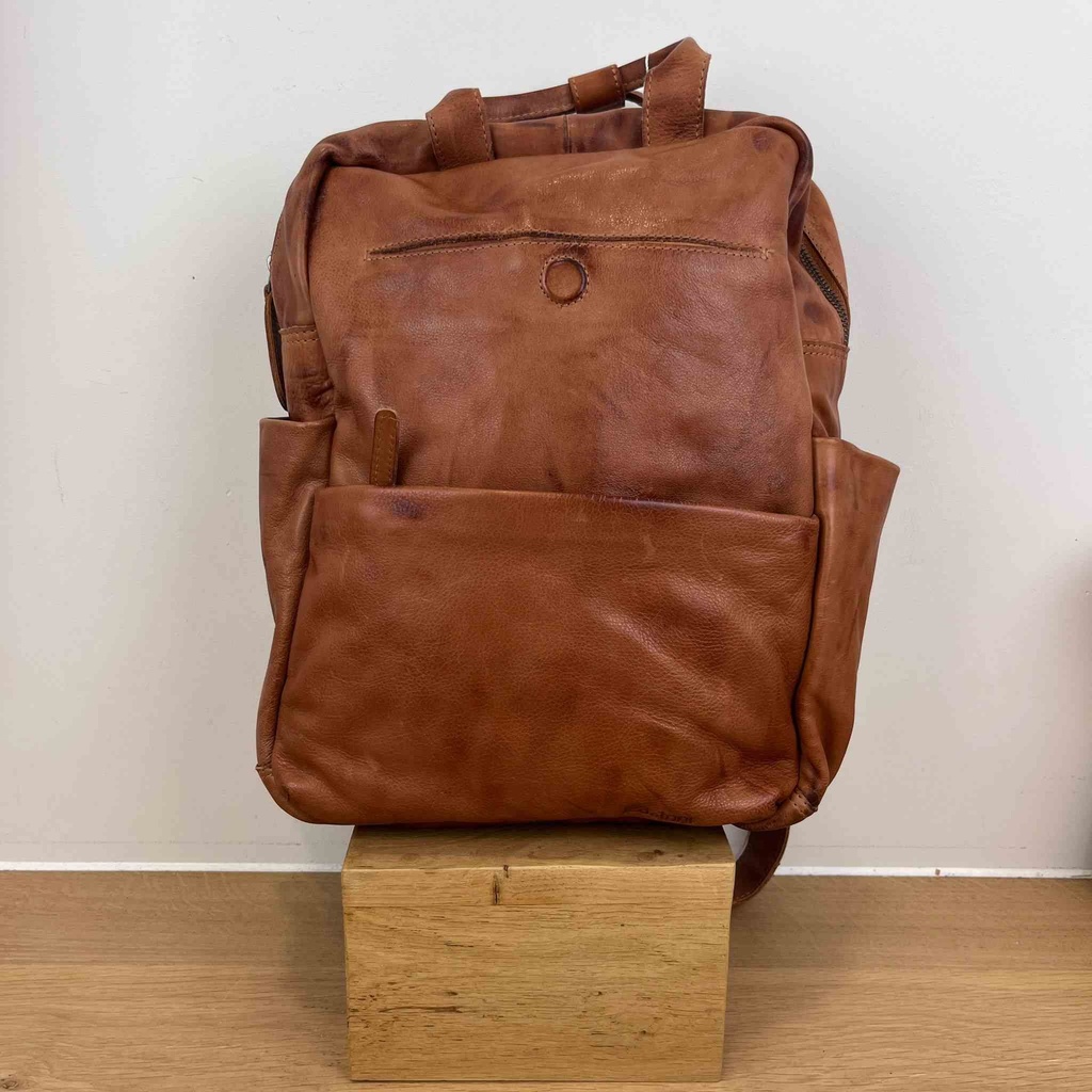 [LEA-0184-GABRIELLA] Sac à dos noisette 'Gabriella' - Léa Toni