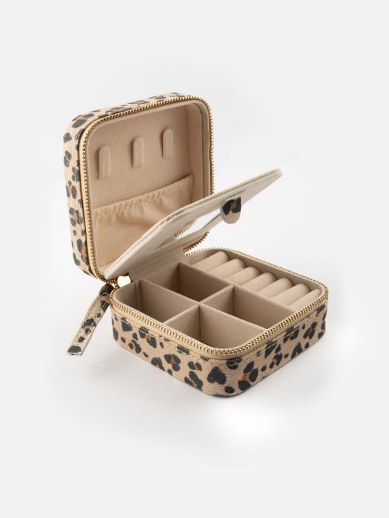 [NACH-ARTKLM67] Boite à Bijoux 'Cœur de Léopard'  - Nach