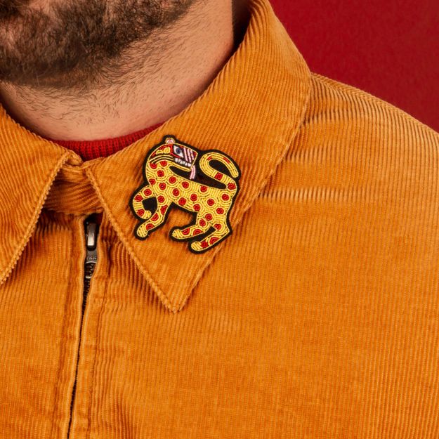 [LESQ-BRO-BB01LEO] Broche 'Léopard' - Macon & Lesquoy