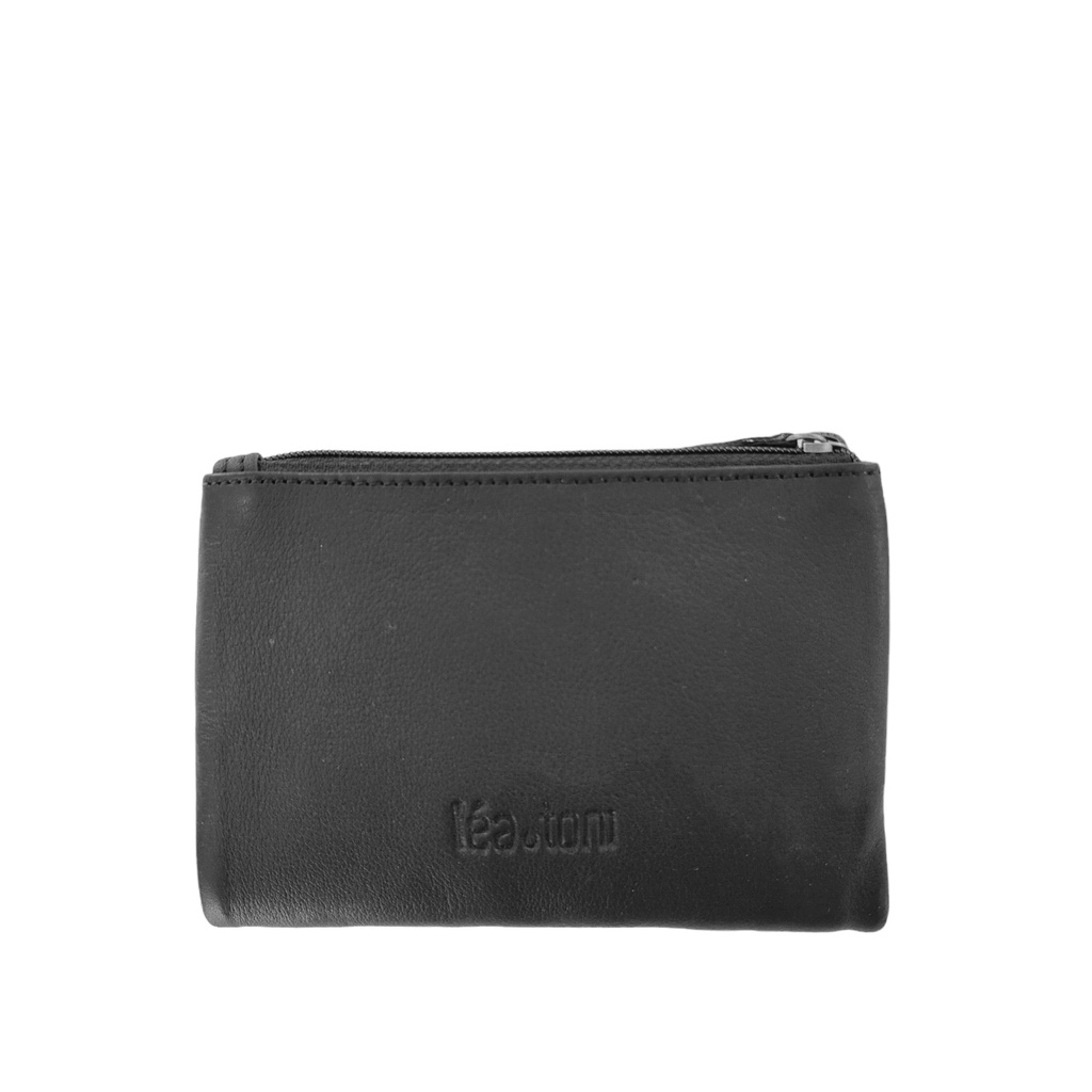 [LEA-ZOE-B-VPF-NOIR] Portefeuille 'Zoé B' Noir - Léa Toni