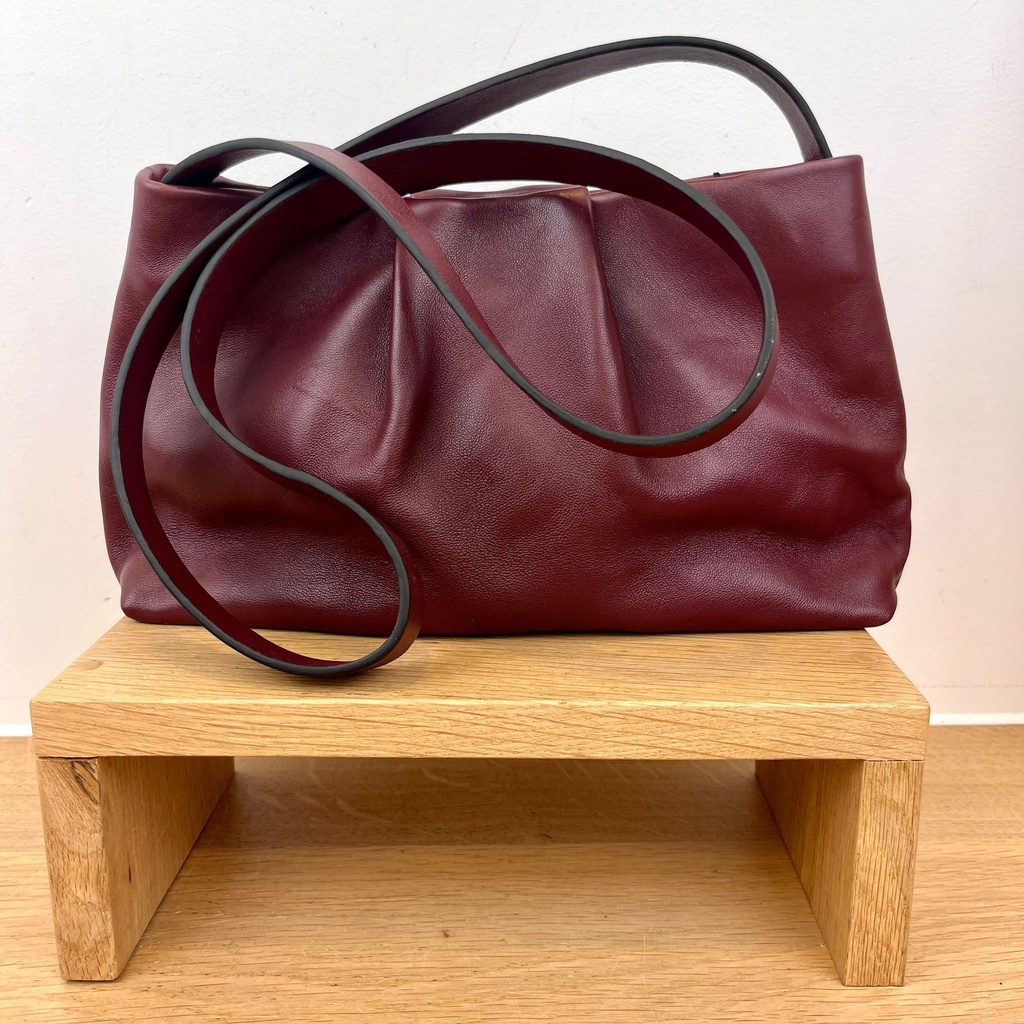 [NATE-MAYAGRAPPE] Sac à Main 'Maya' Bordeaux - Naterra