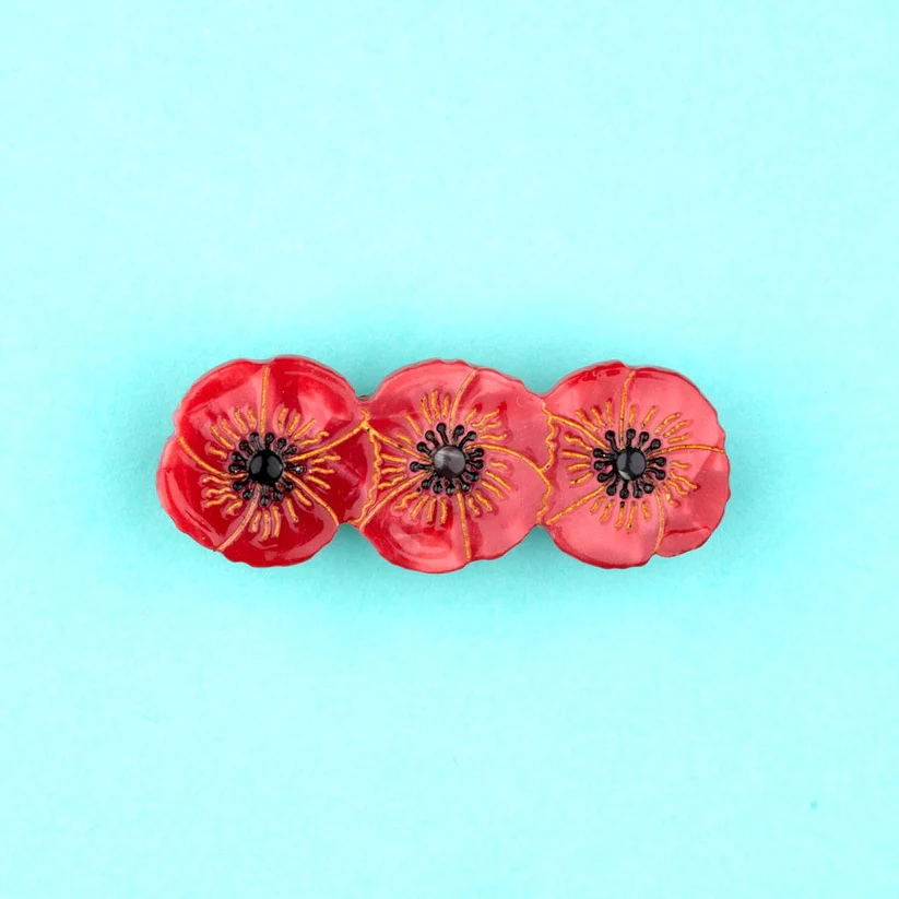 [COU-BARRETTECOQUELICOT] Barrette 'Coquelicot' - Coucou Suzette