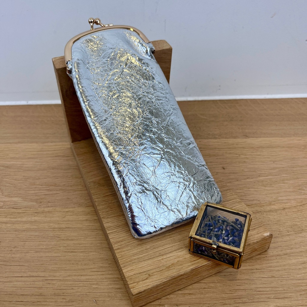 [CRAZY-7244-SILVER] Pochette Argenté - Crazy Lou