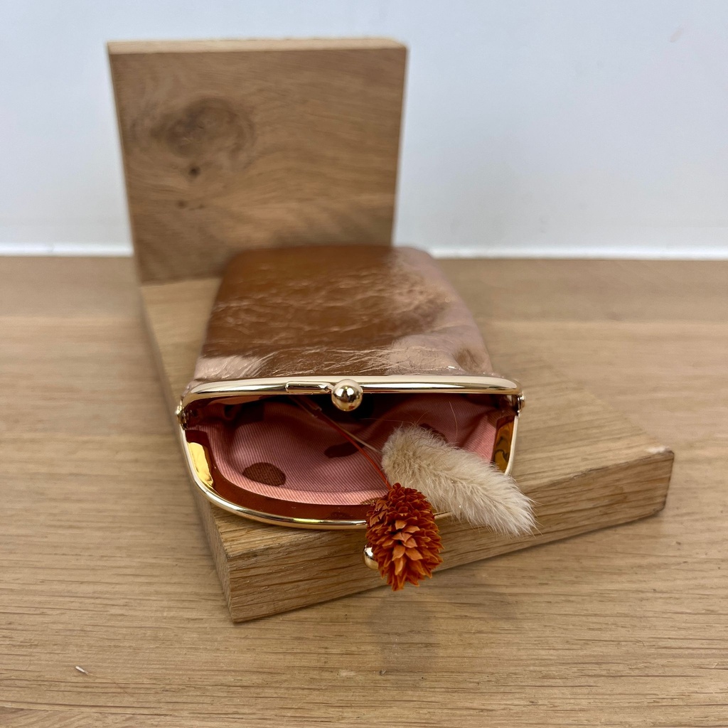 [CRAZY-7244-GOLDPINK] Pochette Or Rosé - Crazy Lou