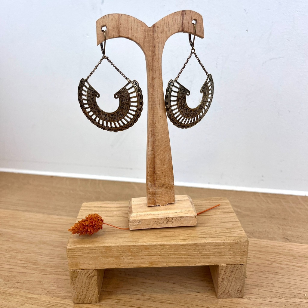 [BLAISE-TRE-BO.02] Boucles d'Oreilles 'Trésor Celte' - Amélie Blaise
