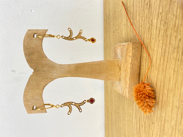 [BLAISE-Q1.4.2] Boucles d'Oreilles 'Polka - Ramure' - Amélie Blaise