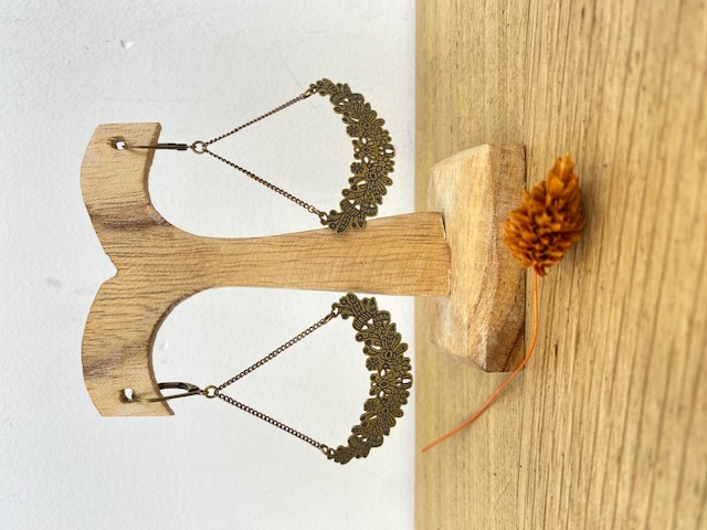 [BLAISE-Q1.4.5] Boucles d'Oreilles 'Polka - Ramure' - Amélie Blaise