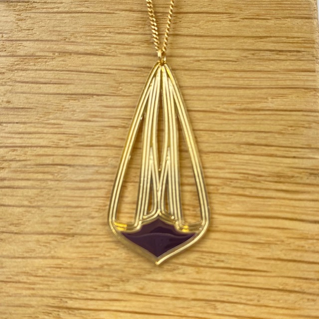 [BLAISE-Q2.2.2] Collier Mi-Long 'Polka - Phalène' - Amélie Blaise