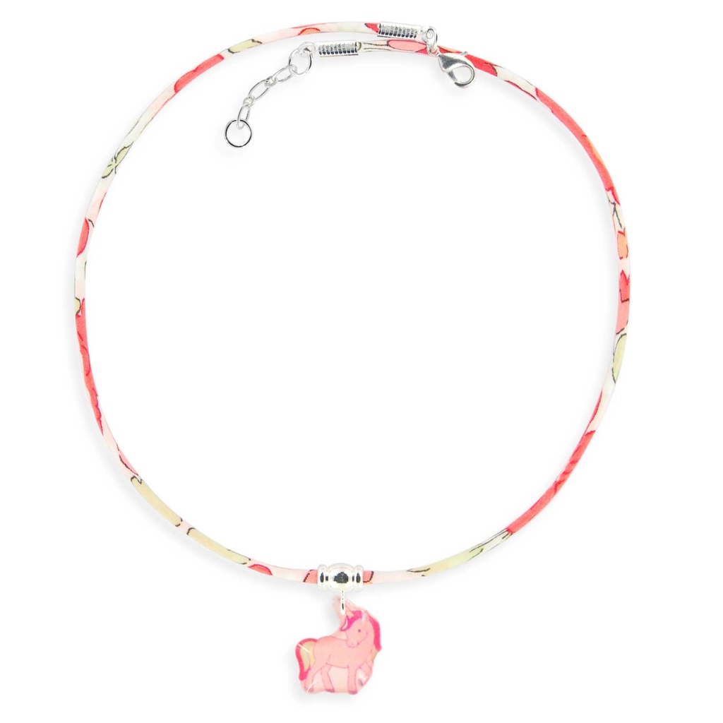 [RIBA-COL-LICO] Collier Liberty 'Licorne'  -  Ribambelle