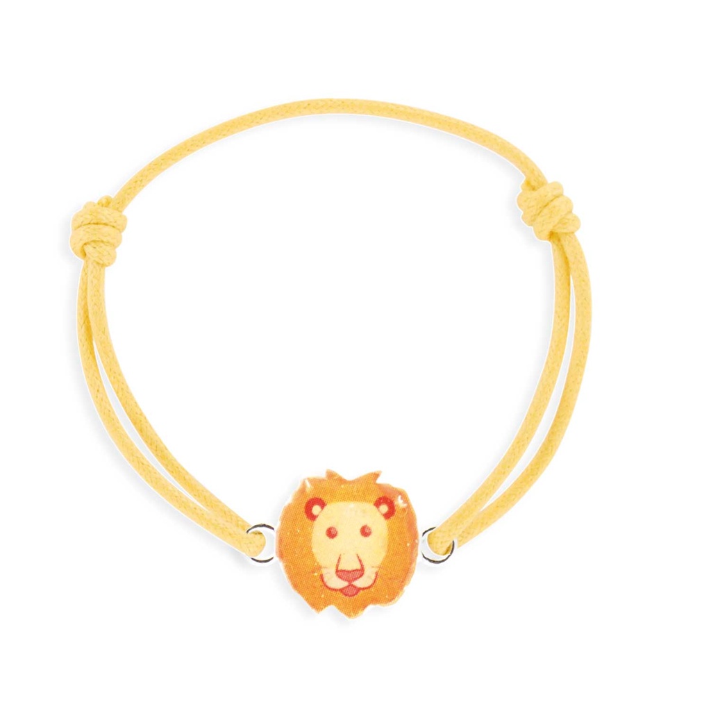 [RIBA-BRAG-LION] Bracelet Lacet Garçon 'Lion'  -  Ribambelle