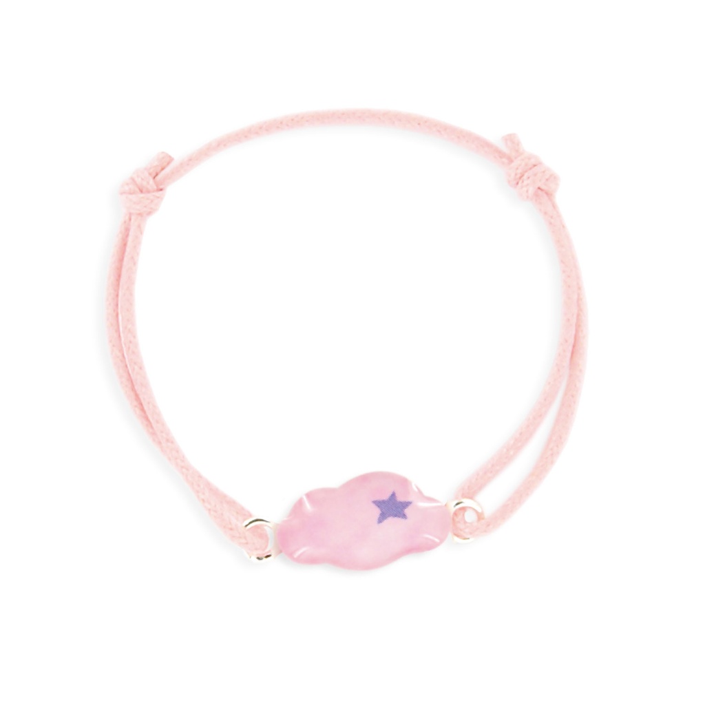 [RIBA-BRA-NUAG] Bracelet Lacet 'Nuage'  -  Ribambelle