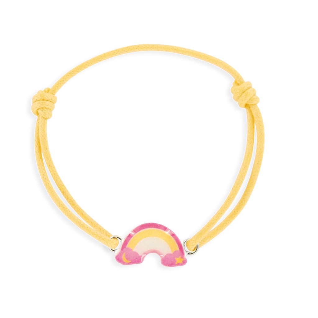 [RIBA-BRA-AEC] Bracelet Lacet 'Arc-en-ciel'  -  Ribambelle