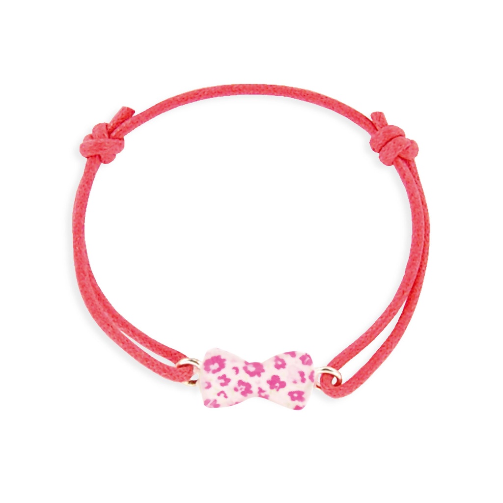 [RIBA-BRA-NDPA] Bracelet Lacet 'Nœud Papillon'  -  Ribambelle
