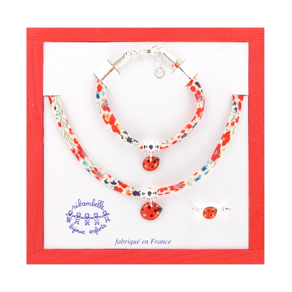 [RIBA-COFF-COCC] Coffret Liberty 'Coccinelle'  -  Ribambelle