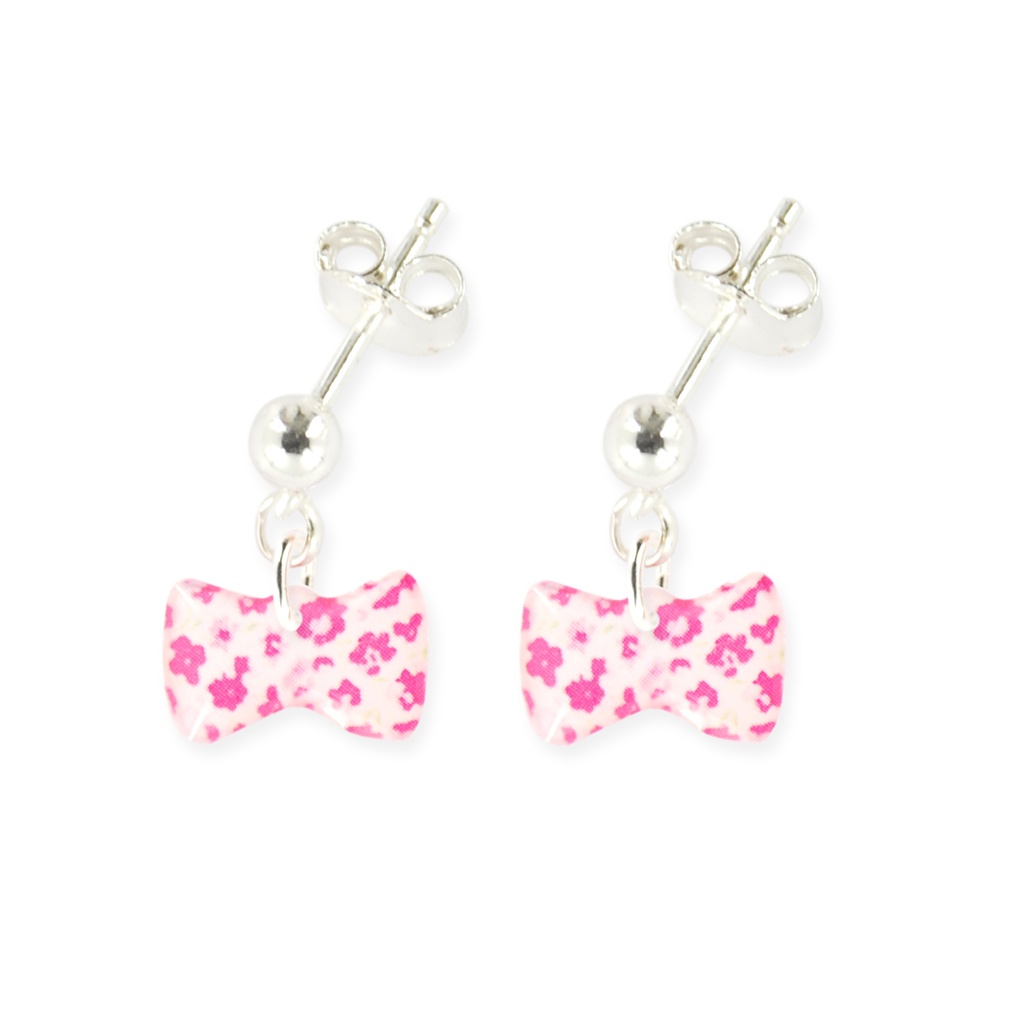 [RIBA-BOP-NDPA] Boucles d'Oreilles Pendantes 'Nœud Papillon'  -  Ribambelle