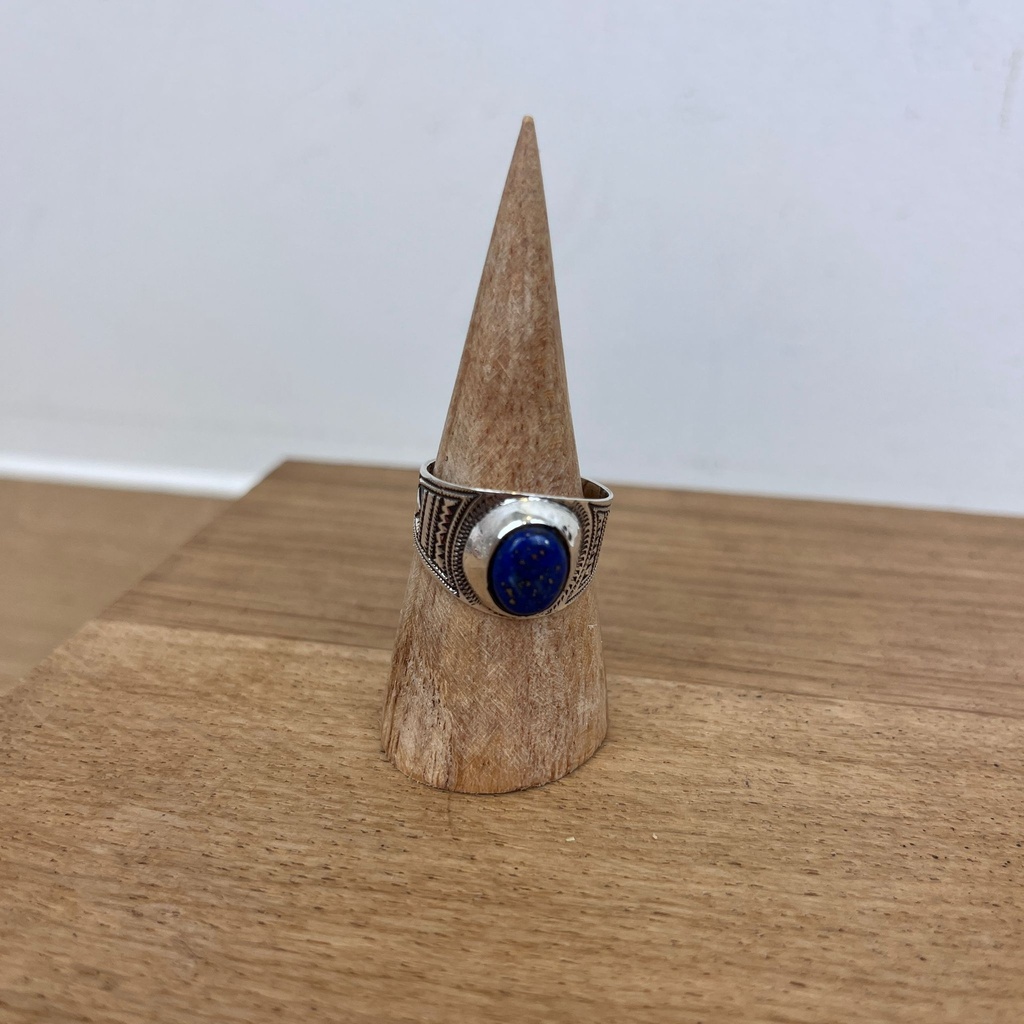 [BAAR-2792-61] Bague Touareg Argent 925 & Lapis Lazuli [2792]