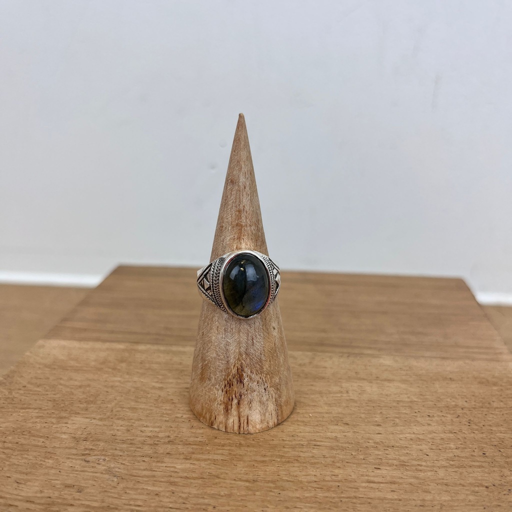 [BAAR-2793-56] Bague Touareg Argent 925 & Labradorite [2793]