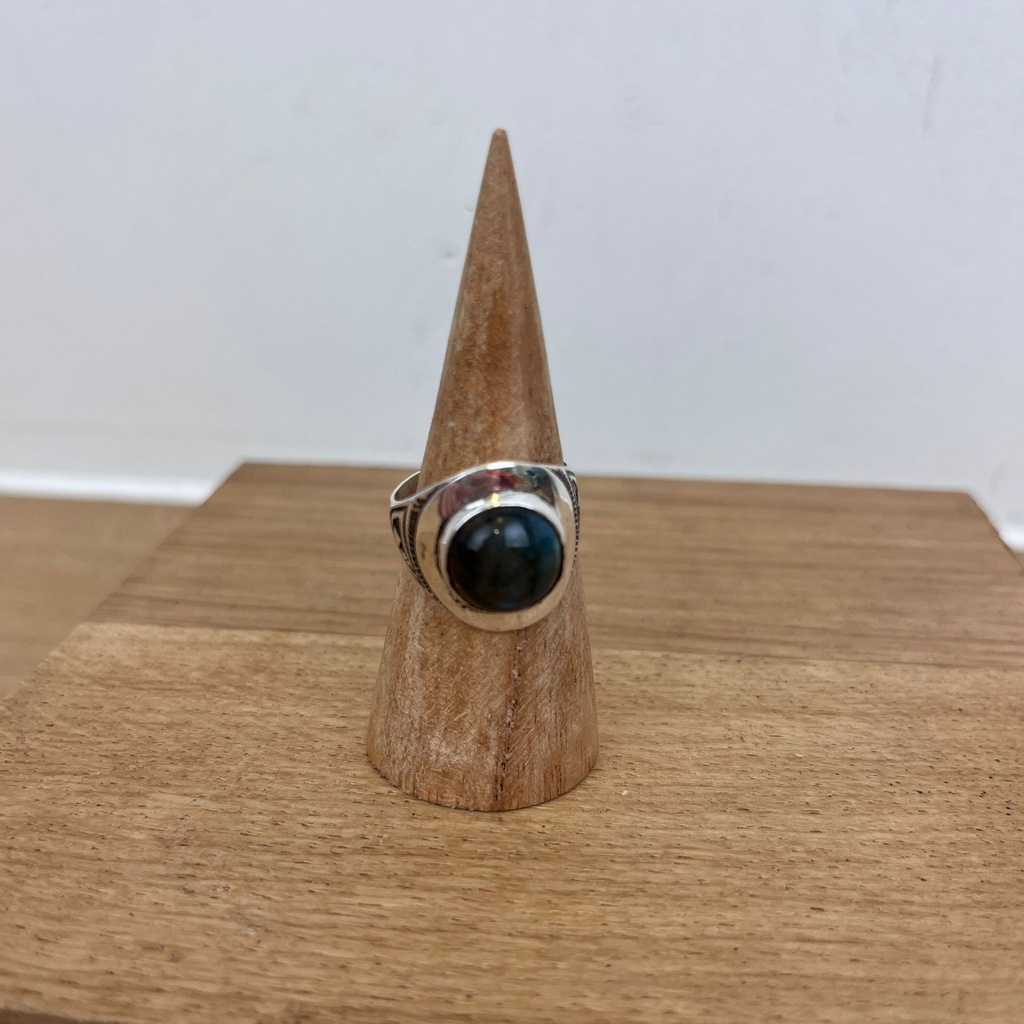 [BAAR-2814-57] Bague Touareg Argent 925 & Labradorite [2814]