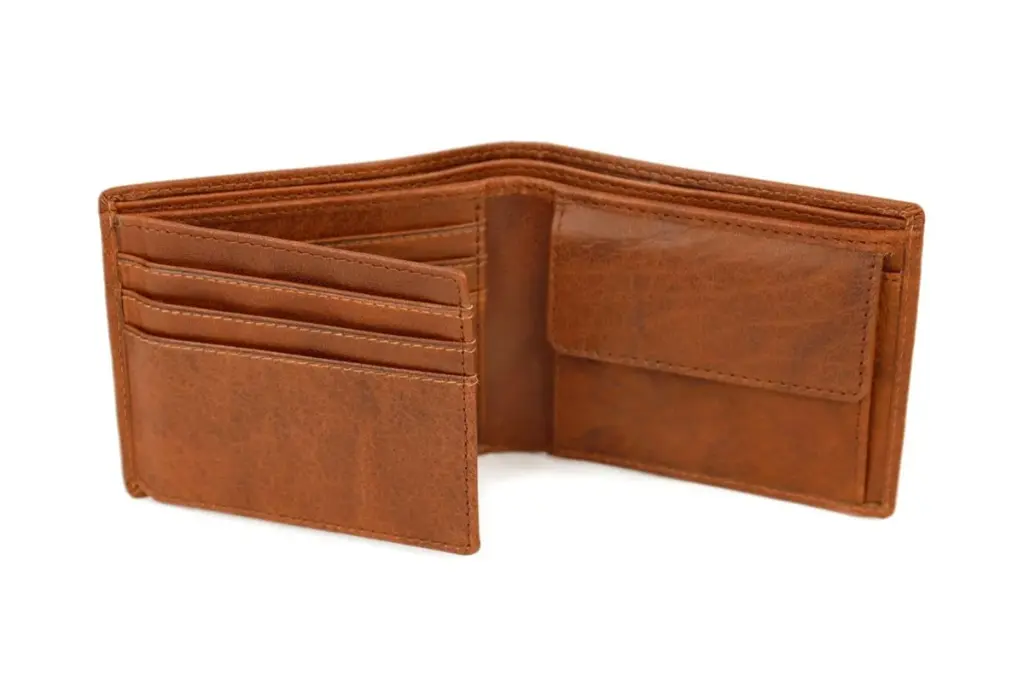 [BEAR-AD20149-COGNAC] Portefeuille 'Lucas' Cognac - Cuir - Bear Design