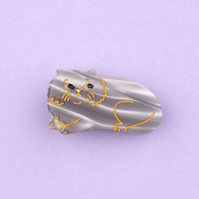 [COU-BARRETTECHATSUZETTE] Barrette 'Chat Suzette' - Coucou Suzette