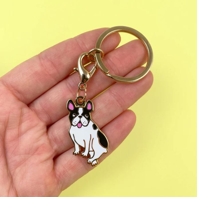 [COU-PORTECLESBOULEDOGUE] Porte-clés 'Bouledogue' - Coucou Suzette