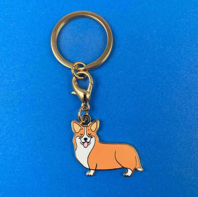[COU-PORTECLESCORGI] Porte-clés 'Corgi' – Coucou Suzette