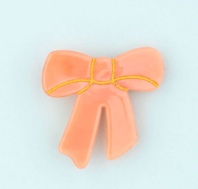 [COU-BARRETTENOEUDROSE] Barrette 'Nœud Rose' - Coucou Suzette
