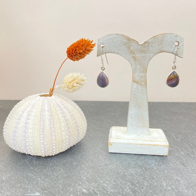 [BOAR-1641] Boucles d'oreilles Argent 925 & Mokaïte [1641]