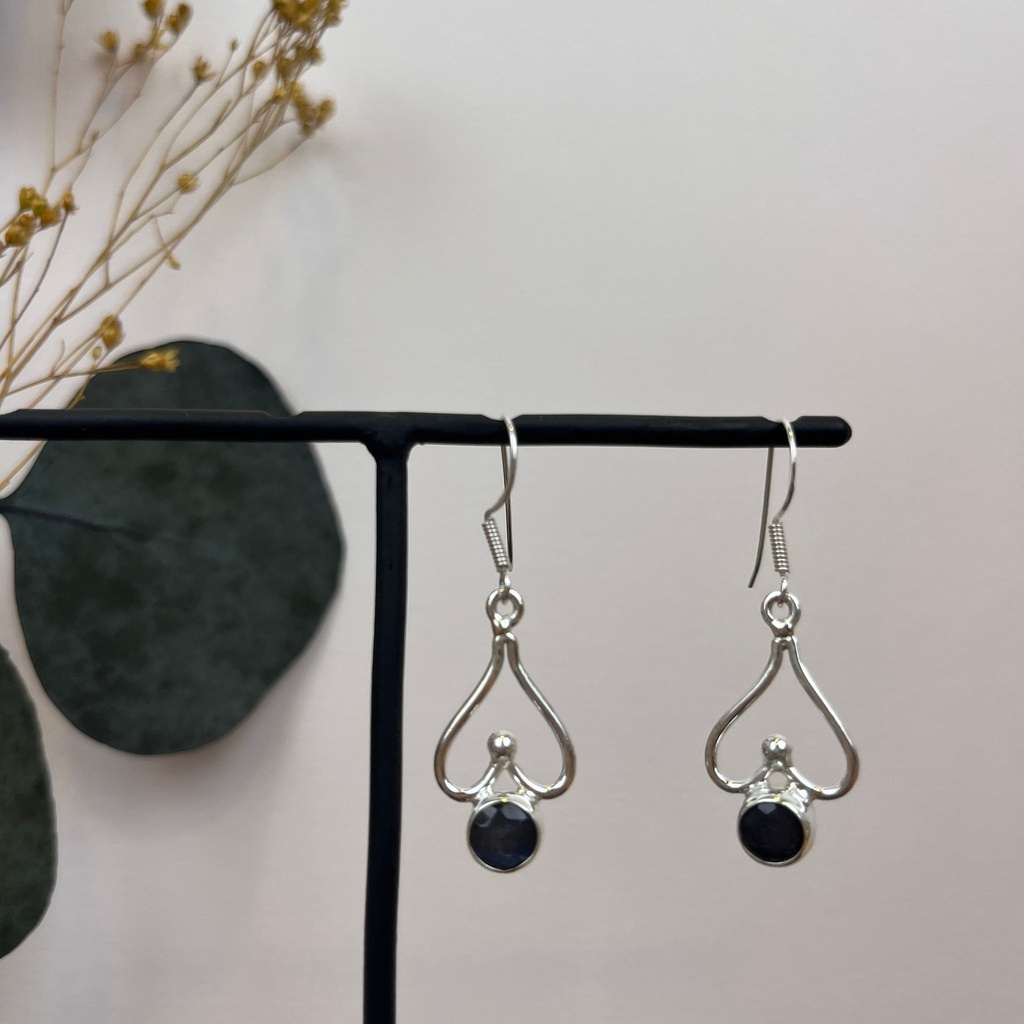 [BOAR-1654] Boucles d'oreilles Argent 925 & Pierre Naturelle [1654]