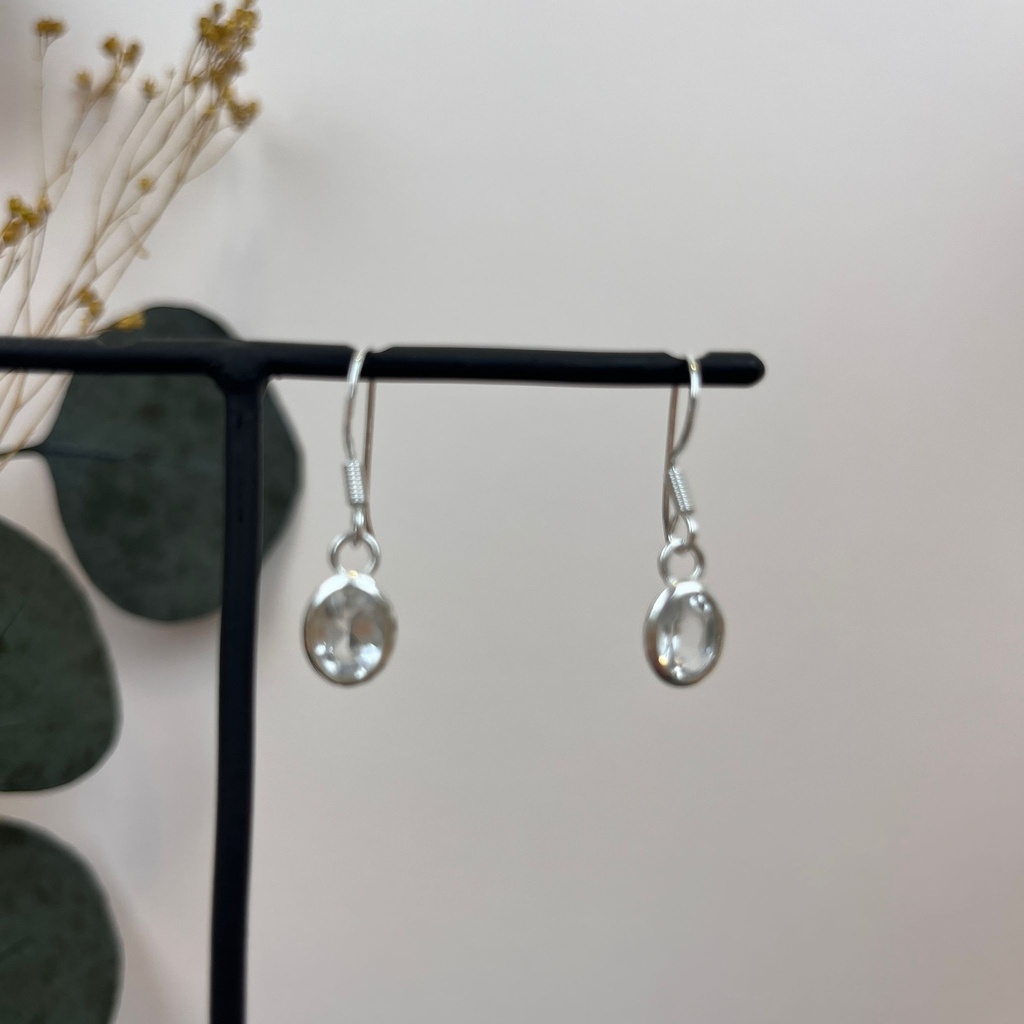 [BOAR-1673] Boucles d'oreilles Argent 925 & Cristal [1673]
