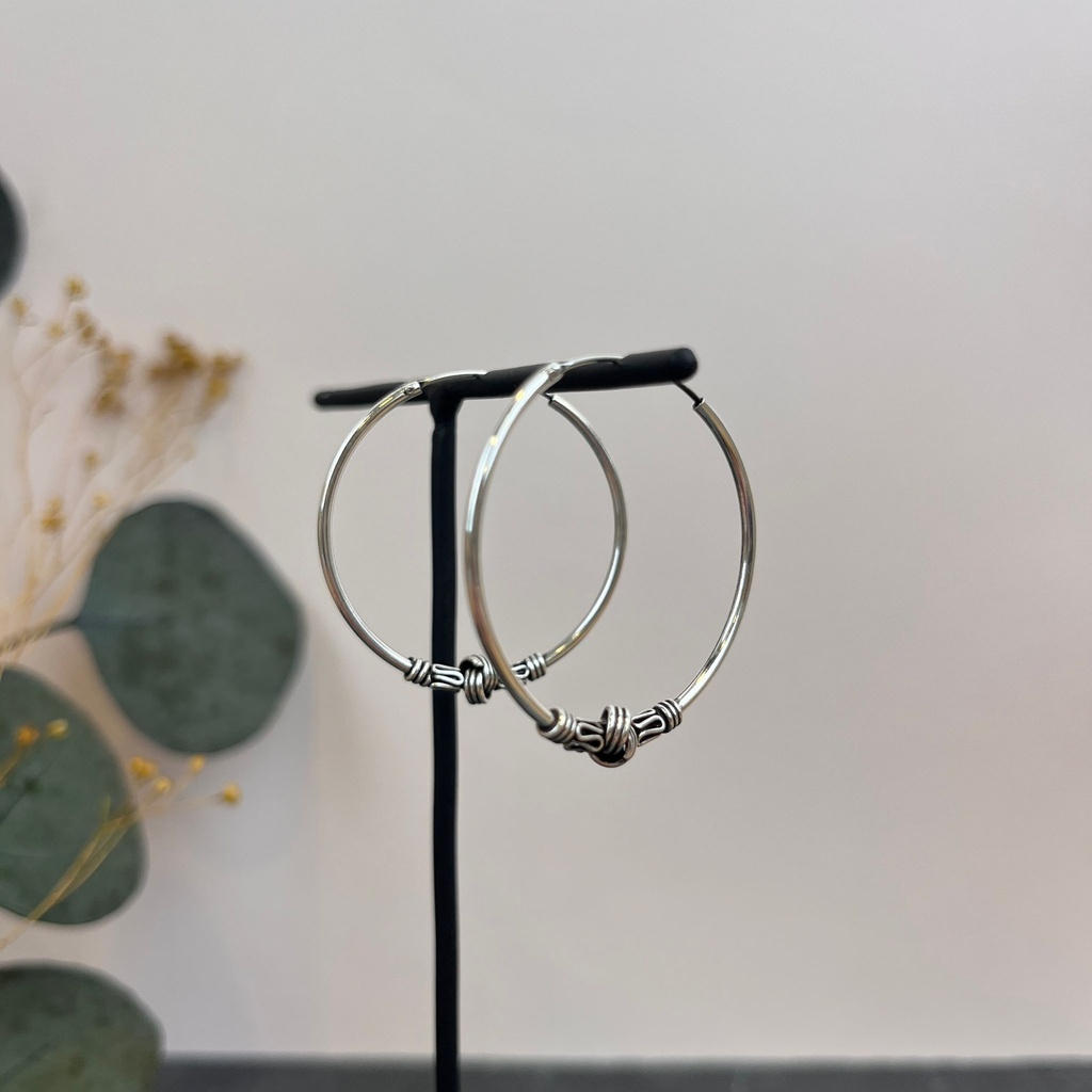 [BOAR-1684] Boucles d'oreilles créoles Argent 925 [1684]