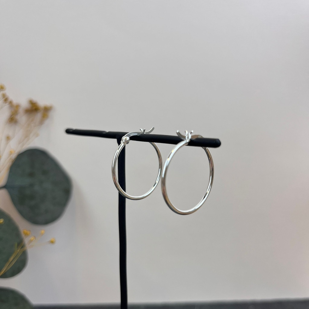 [BOAR-1689] Boucles d'oreilles créoles Argent 925 [1689]