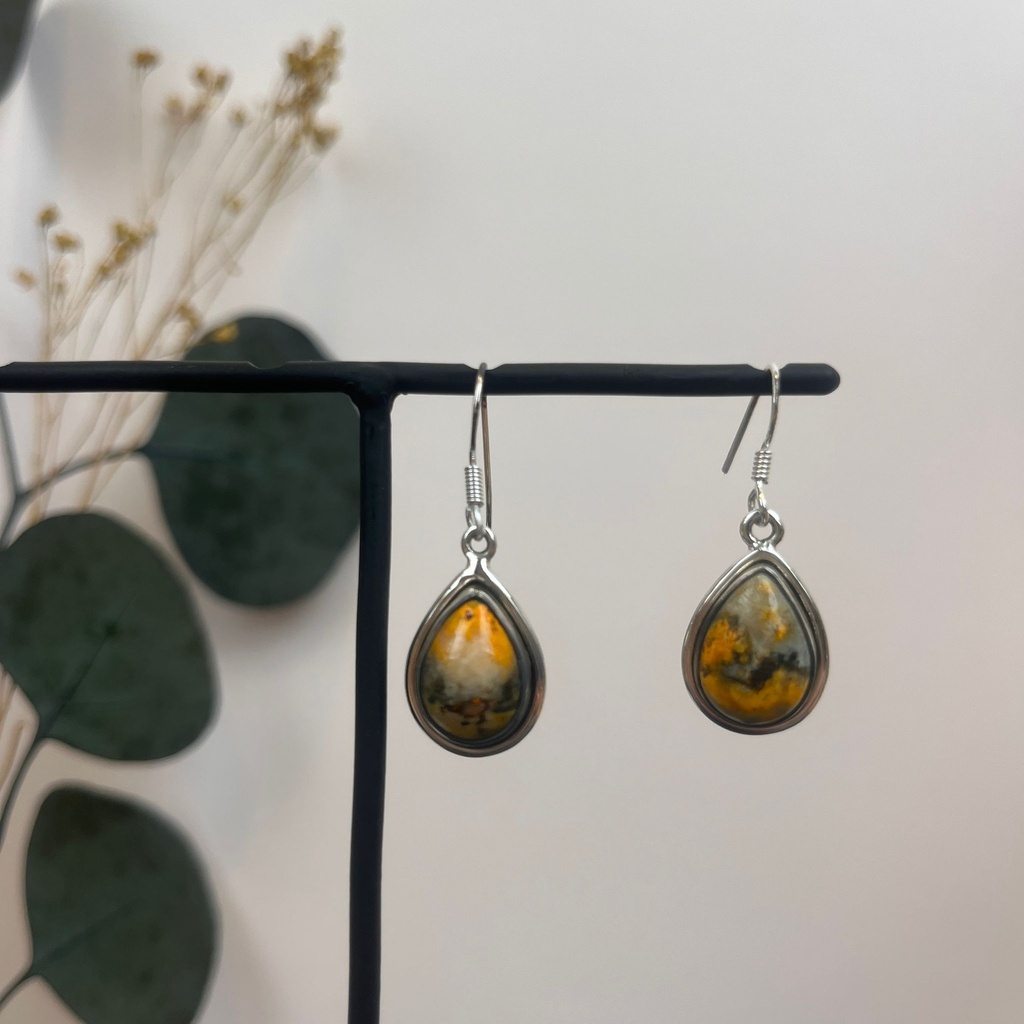 [BOAR-1713] Boucles d'oreilles Argent 925 & Bumble Bee [1713]
