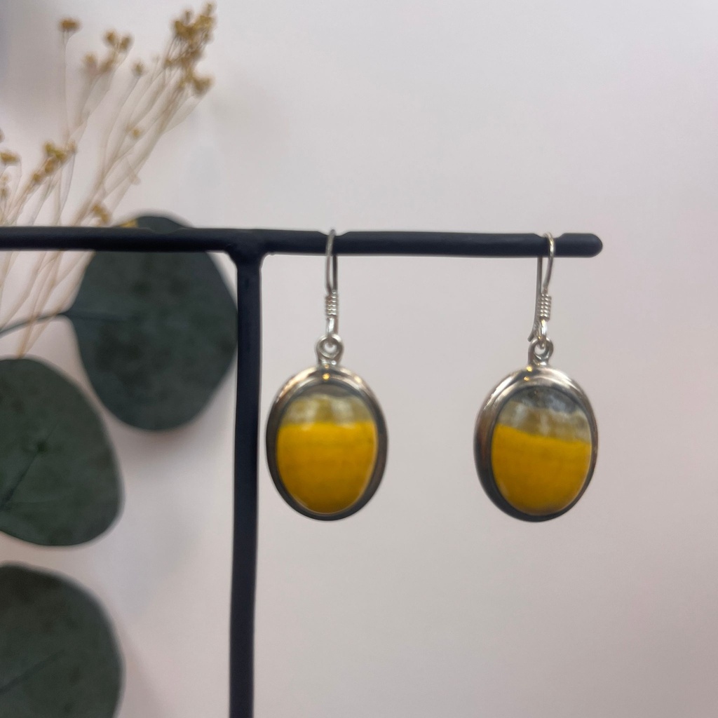 [BOAR-1714] Boucles d'oreilles Argent 925 & Bumble Bee [1714]