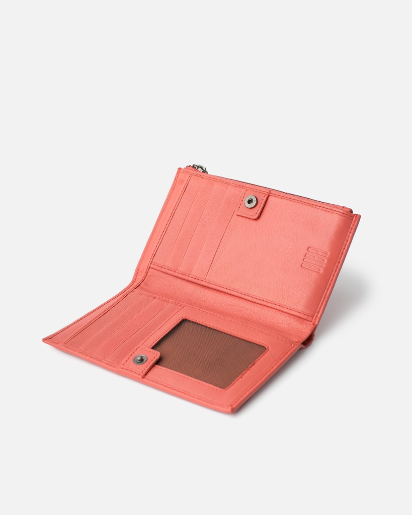 [BIBA-VAW3L-CORAIL] Portefeuille 'Valley Winter' Corail - Biba