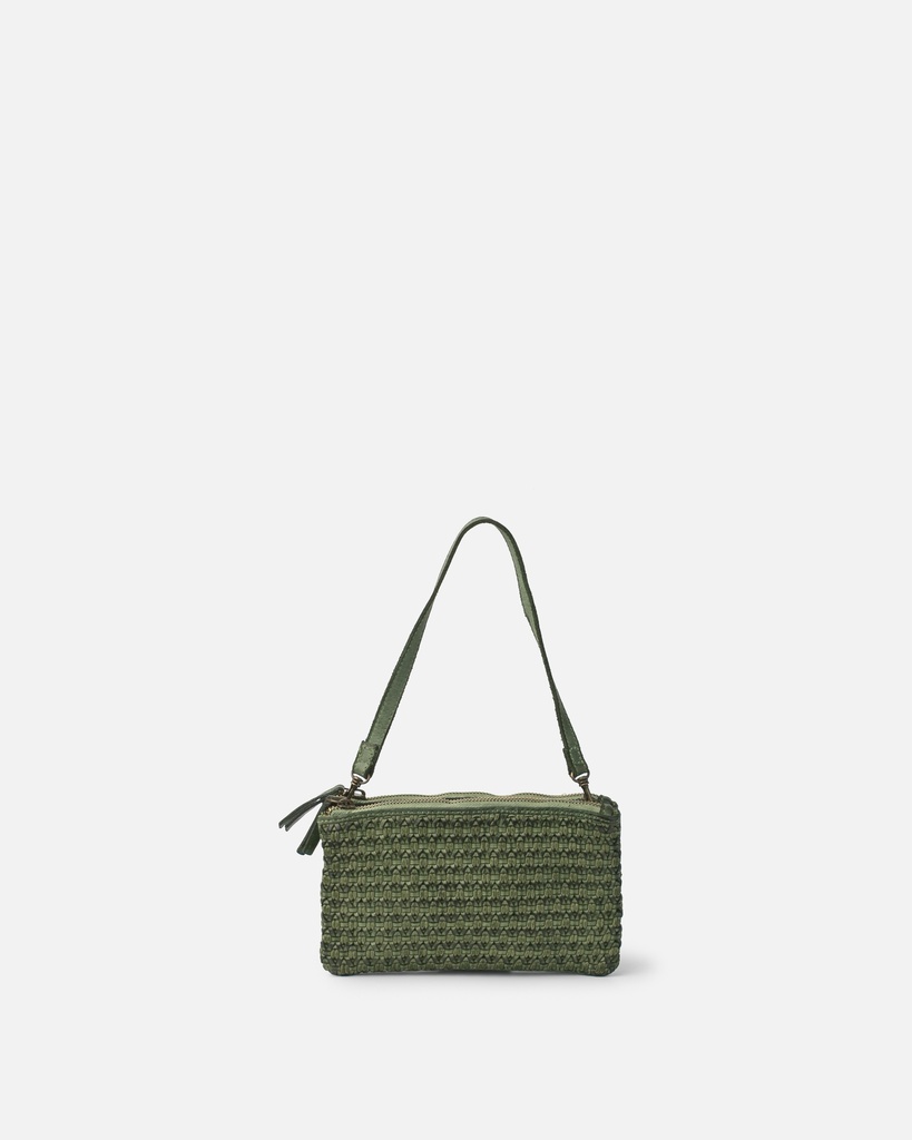 [BIBA-MUL1L-VERT_MENTHE] Sac en Bandoulière 'Mullen' Vert Menthe - Biba