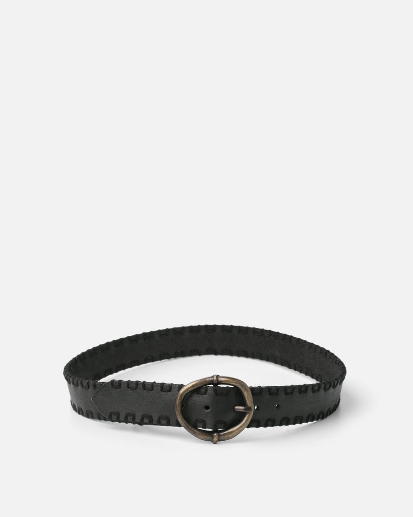[BIBA-SAN1A-NOIR-85] Ceinture 'Sandown' Noir - Biba