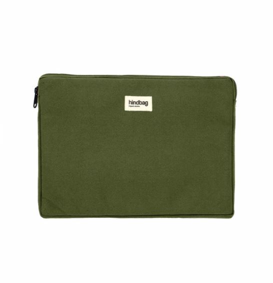 [HIND-7HINDAVA_S_O] Housse d'ordi 'Ava S' Olive - Hindbag